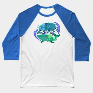 Whales Baseball T-Shirt